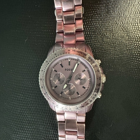 Fossil Accessories - Fossil Tachymeter Purple Watch